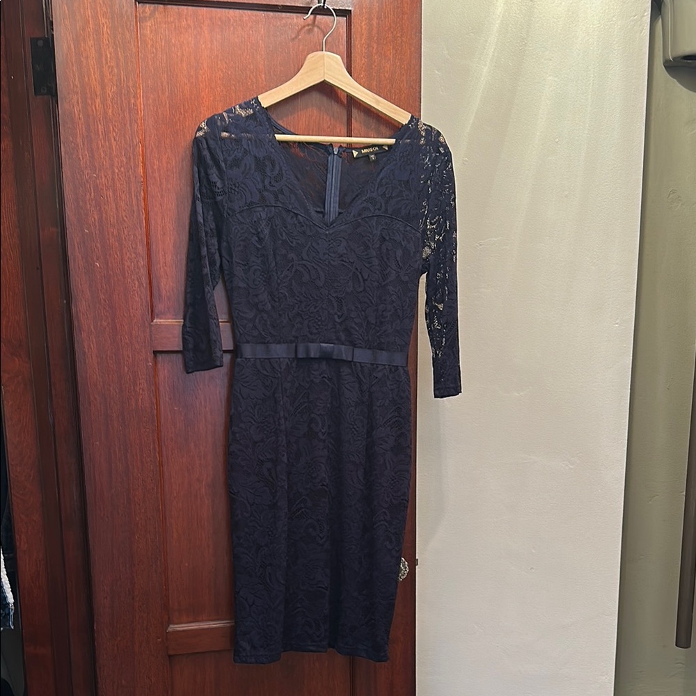 Elegant Black Lace Dress